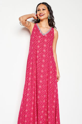 Priyo A-Line Maxi Dress, Pink, image 3